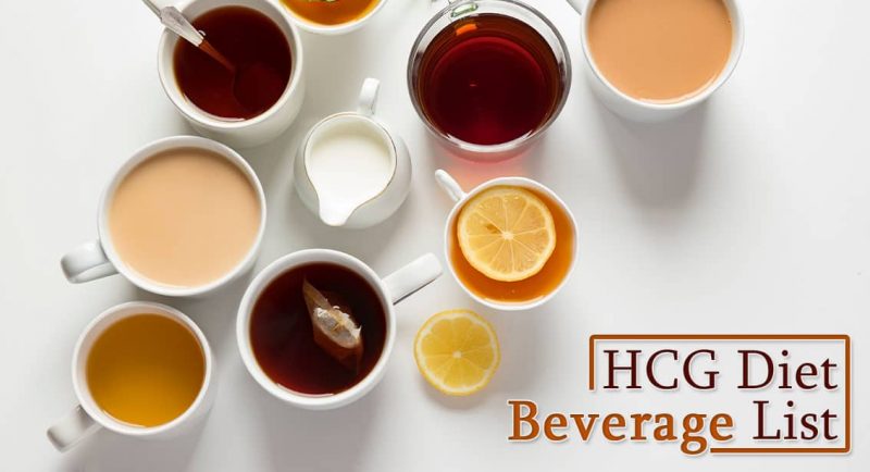 HCG Diet Beverage List