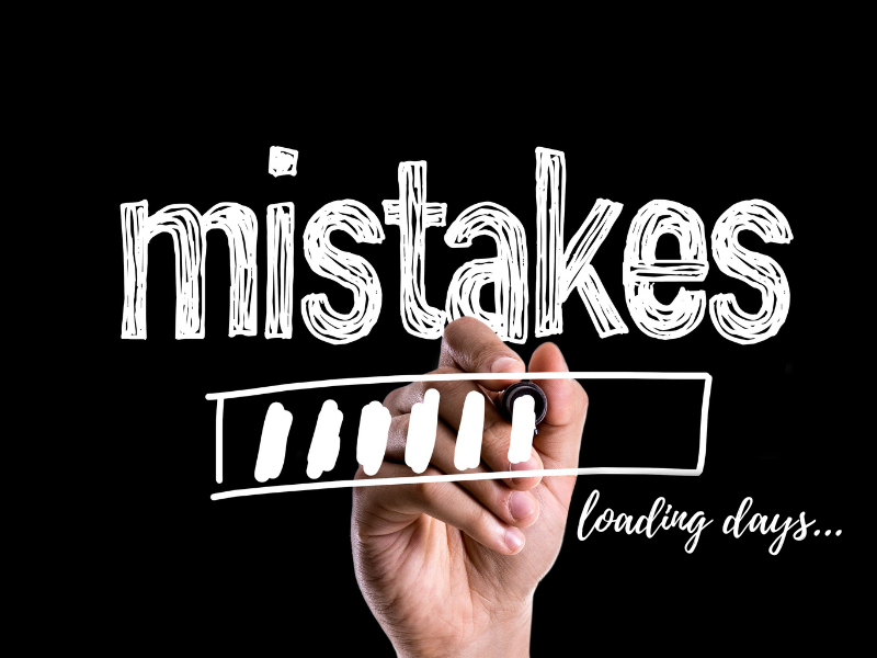 COmmon mistakes during Phase 1