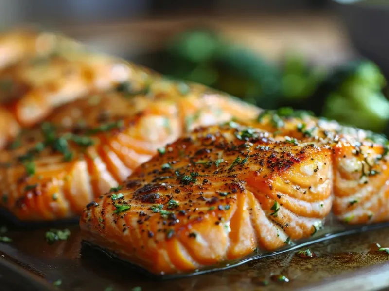Seared Salmon With Spiralized Zucchini